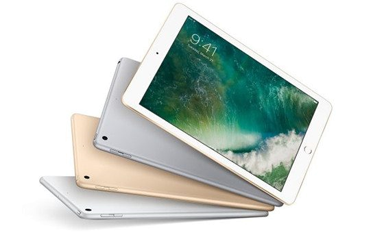 iPad in de kleuren space gray, silver en gold iPad in vier kleuren