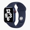 Apple Watch 44mm blauw sportbandje
                            