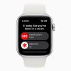 Refurbished Apple Watch SE 2022 40 mm aluminium zilver wifi met wit sportbandje