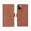 Bookcase bruin voor iPhone 12/12 Pro