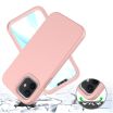 iPhone 12 screenprotector & roze hoes