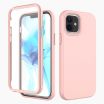 iPhone 12 screenprotector & roze hoes