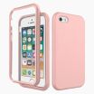 iPhone SE 2016 screenprotector & hoes roze