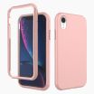 iPhone XR screenprotector & hoes roze