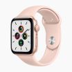 Refurbished Apple Watch SE 2020 40 mm aluminium goud wifi met antique wit sportbandje