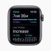 Apple Watch SE 2020 44 mm aluminium zwart wifi met zwart sportbandje