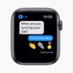 Apple Watch SE 2020 44 mm aluminium zwart wifi met zwart sportbandje