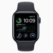 Refurbished Apple Watch SE 2022 40 mm aluminium zwart 4G met zwart sportbandje