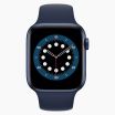 Refurbished Apple Watch Series 6 40 mm aluminium blauw wifi met blauw sportbandje