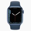 Refurbished Apple Watch Series 7 41mm aluminium blauw 4G met blauw sportbandje                            