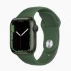 Refurbished Apple Watch Series 7 45mm aluminium groen wifi met groen sportbandje                            