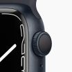 Refurbished Apple Watch Series 7 45mm aluminium zwart 4G met zwart sportbandje                            