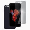iPhone 6S screenprotector en siliconen hoesje zwart
