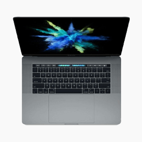 MacBook Pro 15 Inch 2.8Ghz i7 256GB 16GB RAM Zwart (2017)