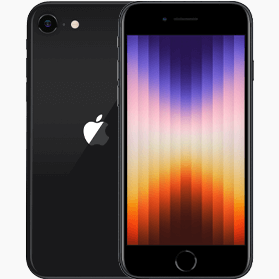 Refurbished iPhone SE (2022) 64GB Zwart