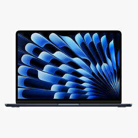 MacBook Air 15 Inch 4.05 GHZ M3 10 Core 16GB RAM 512GB Middernacht (2024)