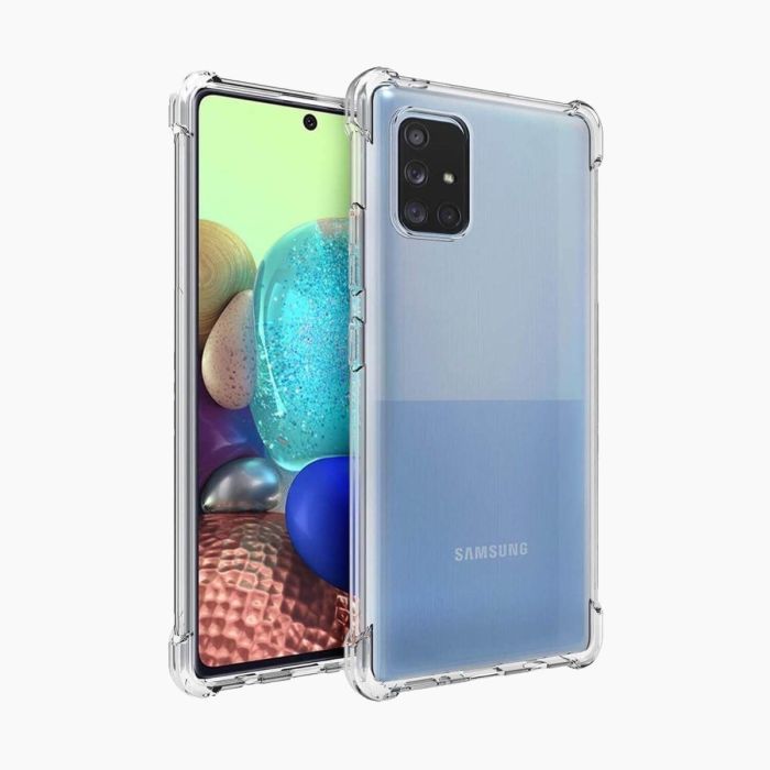 Anti burst case transparant Samsung A71
