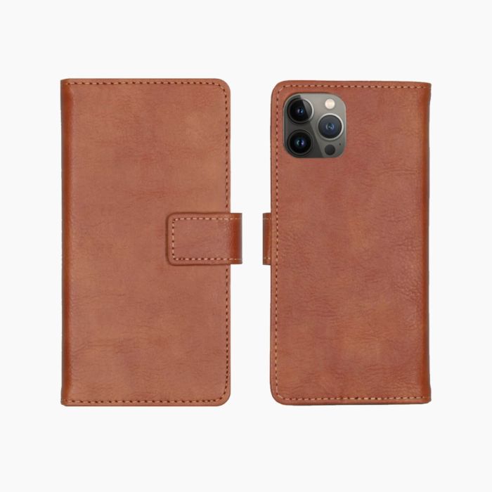 Bookcase bruin voor iPhone 13 Pro Max

                            