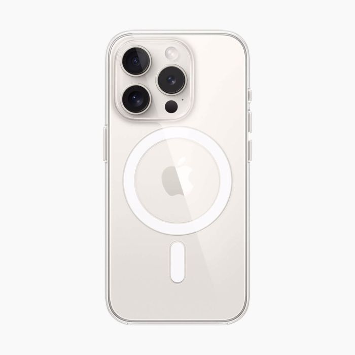 iPhone 15 Pro MagSafe beschermhoes transparant                            