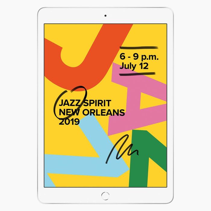 Refurbished iPad 2019 Zilver 128GB 4G