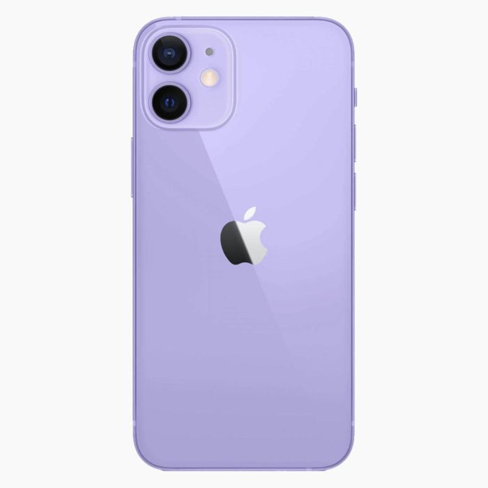 Refurbished iPhone 12 Mini 128GB Paars achterkant