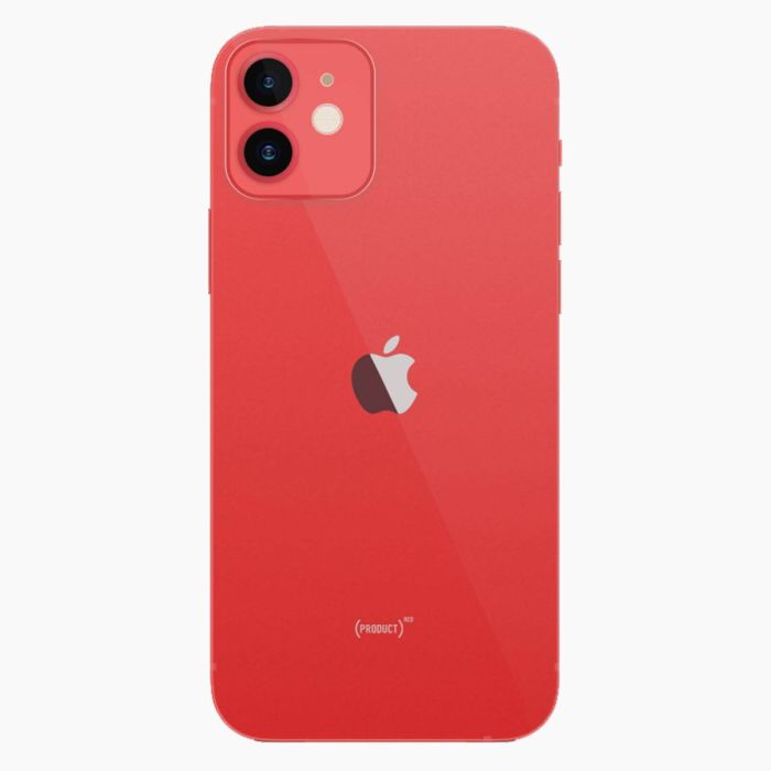 Refurbished iPhone 12 Mini 128GB Rood achterkant