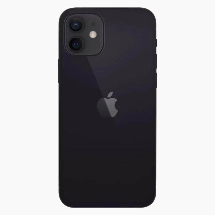 Refurbished iPhone 12 128GB Zwart achterkant