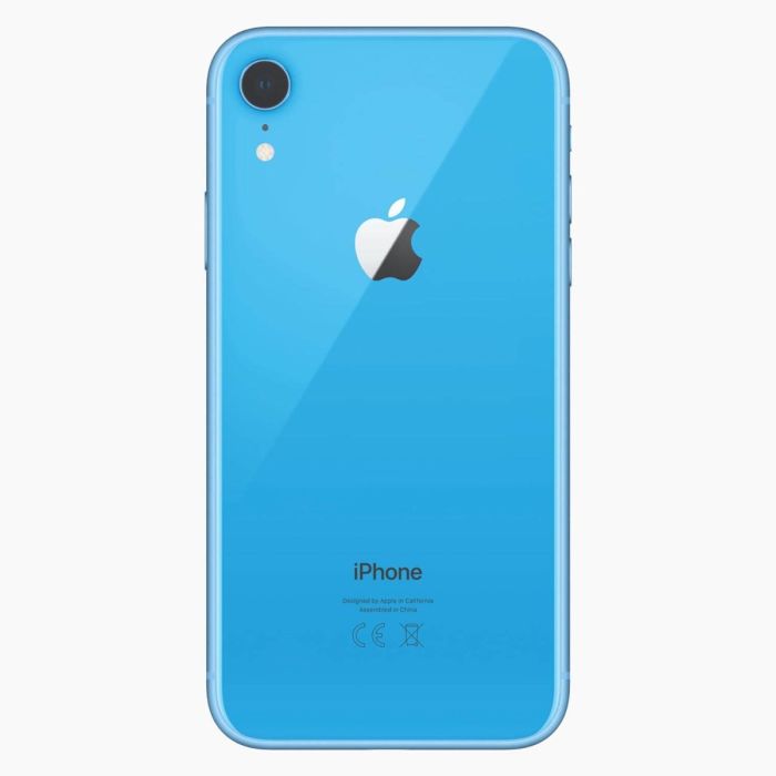 Refurbished iPhone XR 128GB Blauw achterkant