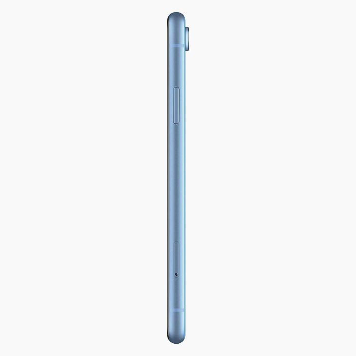 Refurbished iPhone XR 128GB Blauw zijkant