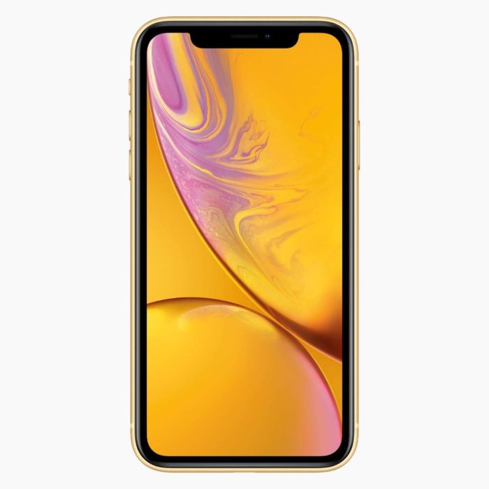Refurbished iPhone XR 128GB Geel voorkant