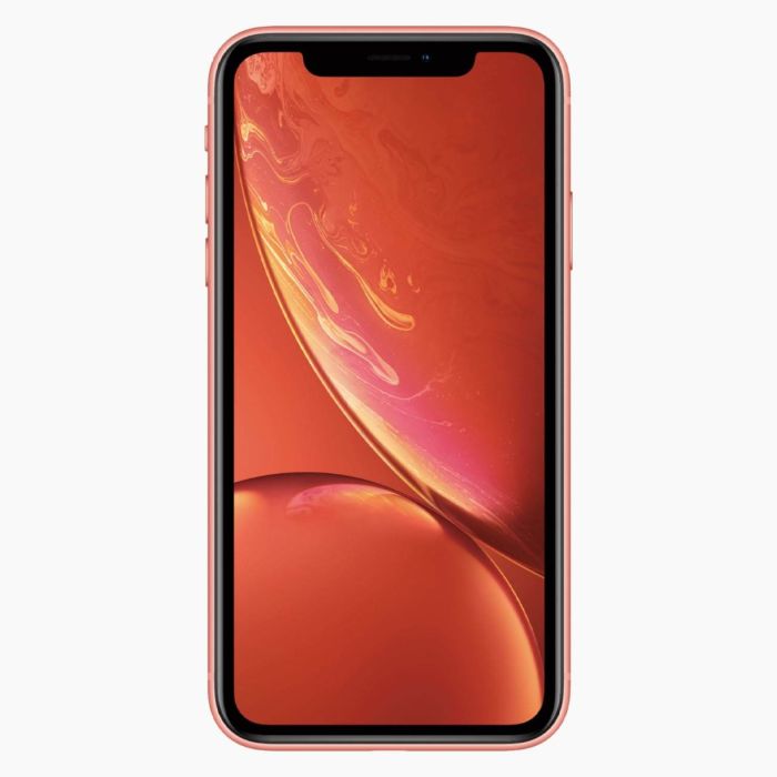 Refurbished iPhone XR 128GB Koraal voorkant