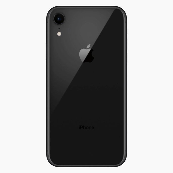 Refurbished iPhone XR 128GB Zwart achterkant
