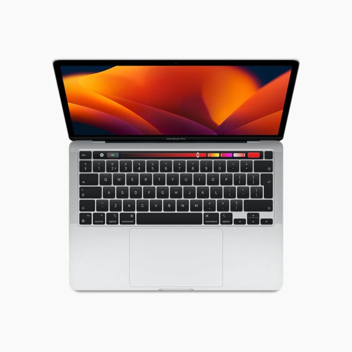 Refurbished MacBook Pro 13 Inch 3.4GHZ M2 256GB 8GB RAM Zilver (2022)                            