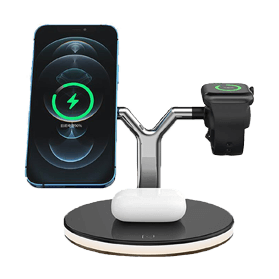 3-in-1 Draadloze oplader voor iPhone / Watch / Airpods