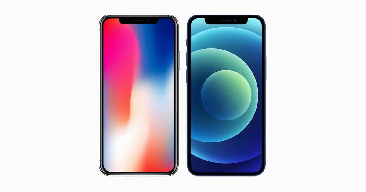 iPhone X vs iPhone 12