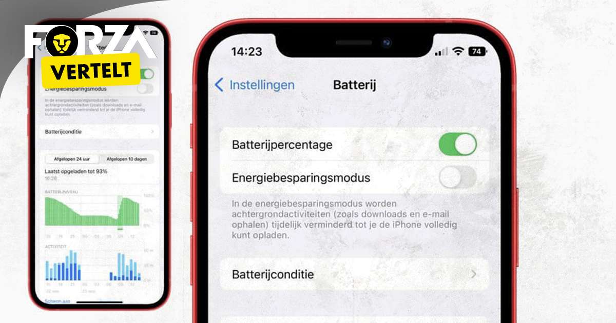 iphone 12 mini batterij