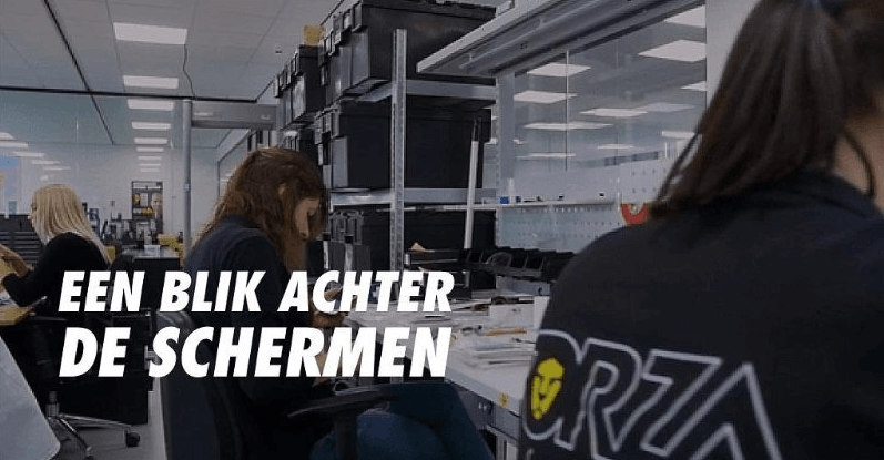 Blik achter de schermen