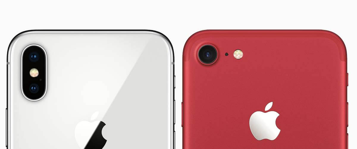 Camera verschil iPhone X vs iPhone 7