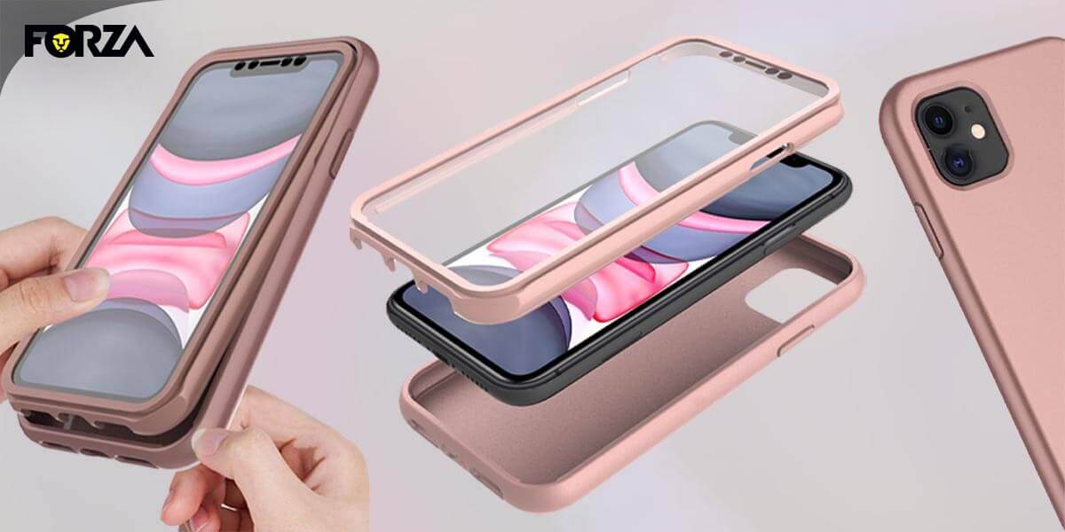 iPhone screenprotector en beschermhoes in één