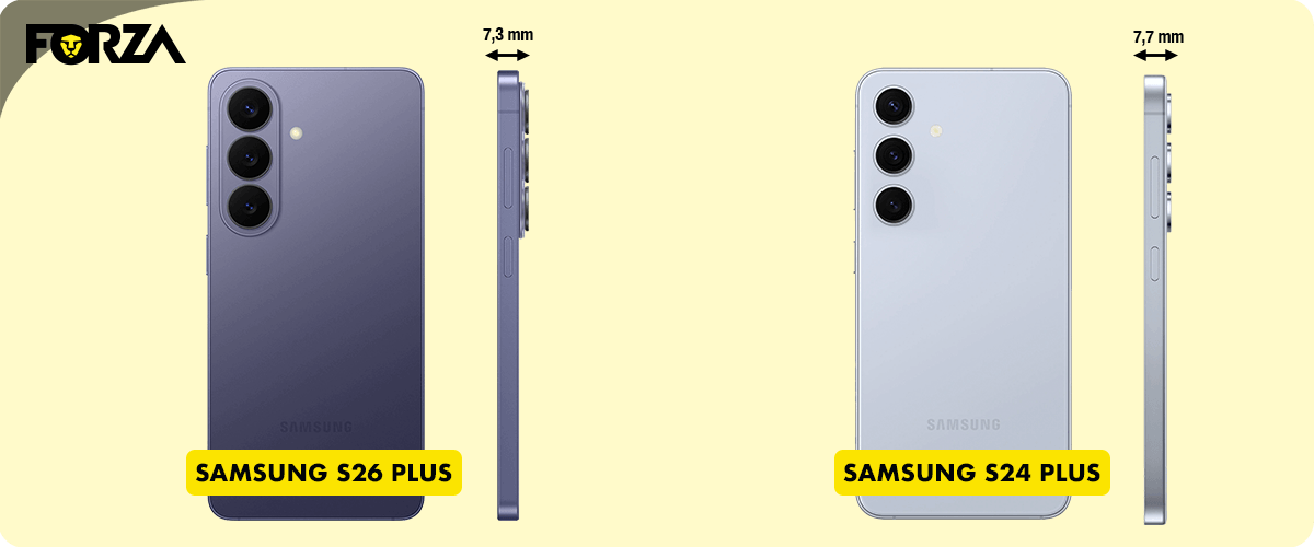Samsung Galaxy S24+ vergelijken met de Samsung Galaxy S26+